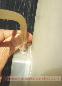 Reattach air dome hose