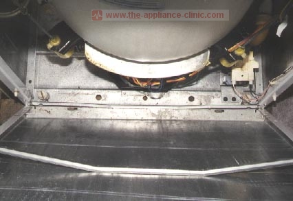 Swing panel back until top clips snap into place